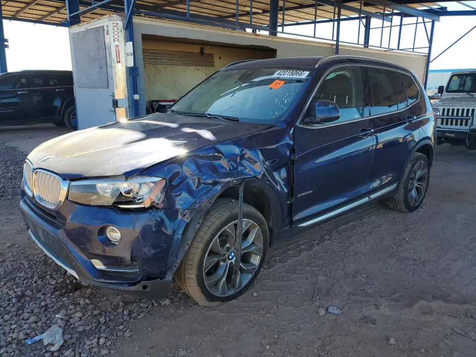 2017 BMW X3 VIN 5UXWX9C32H0W74287 фото 1