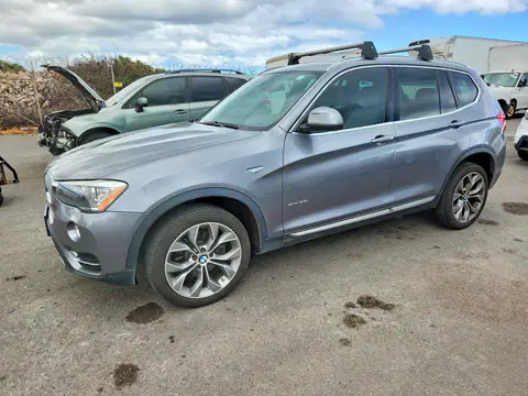 5UXWZ7C37H0V86480 — 2017 BMW X3, Передняя часть (Front End), фото до ремонта