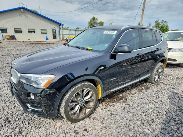 5UXWX9C52H0T11781 — 2017 BMW X3, Передняя часть (Front End), фото до ремонта