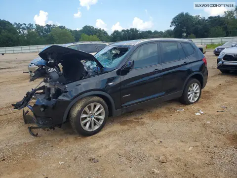 5UXWX9C32H0T17658 — 2017 BMW X3, Передняя часть, фото до ремонта