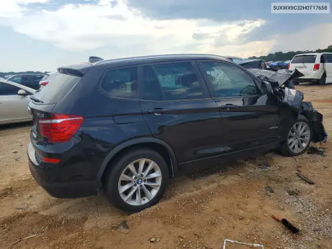 2017 BMW X3 xDrive28I VIN 5UXWX9C32H0T17658 фото 3