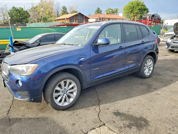 5UXWX9C51H0T03073 — 2017 BMW X3, Боковая часть (Side), фото до ремонта