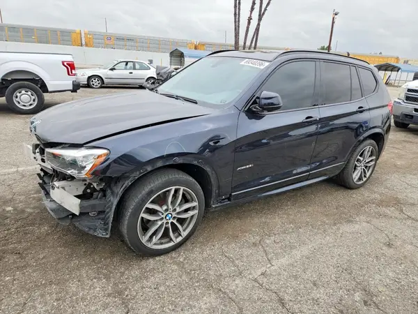5UXWX9C31H0W67217 BMW X3 2017 — повреждение Передняя часть, фото до ремонта