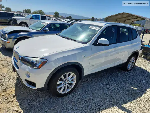 5UXWX9C56H0T09709 — 2017 BMW X3, Задняя часть, фото до ремонта