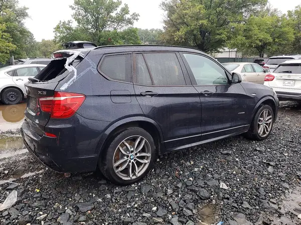 5UXWX9C5XH0D97859 — 2017 BMW X3, фото 3 с аукциона Copart, Задняя часть