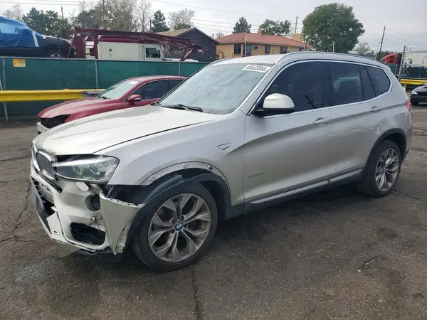 5UXWX7C55H0U41509 — 2017 BMW X3, Передняя часть (Front End), фото до ремонта