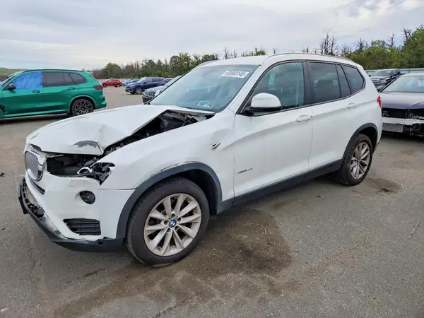 5UXWX9C32H0W69784 — 2017 BMW X3, Передняя часть (Front End), фото до ремонта