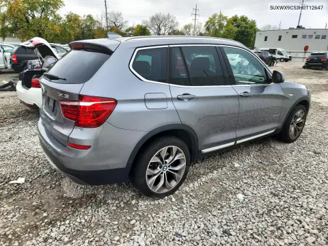2017 BMW X3 xDrive28I VIN 5UXWX9C53H0T12647 фото 3