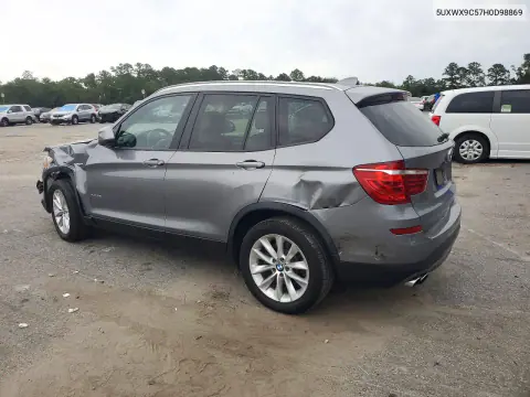 2017 BMW X3 xDrive28I VIN 5UXWX9C57H0D98869 фото 2