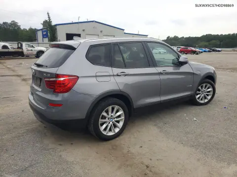 2017 BMW X3 xDrive28I VIN 5UXWX9C57H0D98869 фото 3