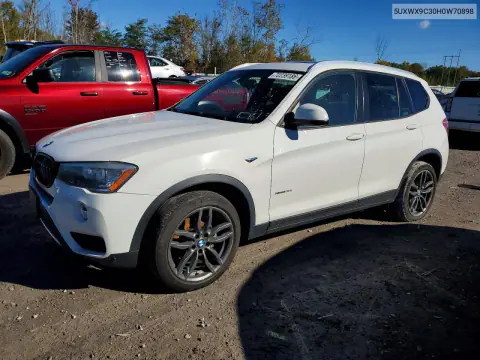 5UXWX9C30H0W70898 — 2017 BMW X3, Мелкие вмятины и царапины, фото до ремонта