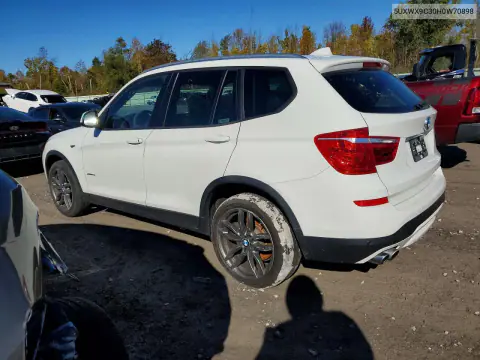 2017 BMW X3 xDrive28I VIN 5UXWX9C30H0W70898 фото 2
