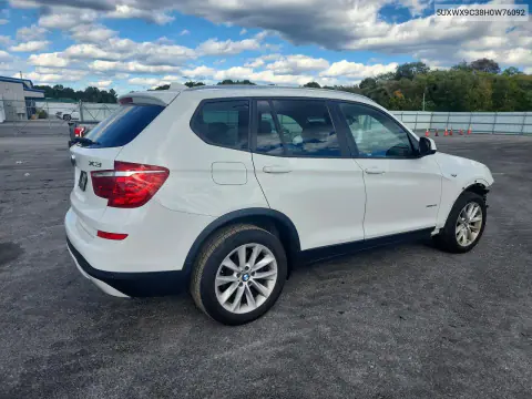 2017 BMW X3 xDrive28I VIN 5UXWX9C38H0W76092 фото 3