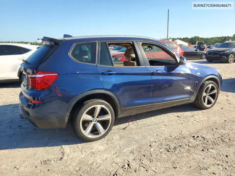2017 BMW X3 Sdrive28I VIN 5UXWZ7C53H0U46671 фото 3
