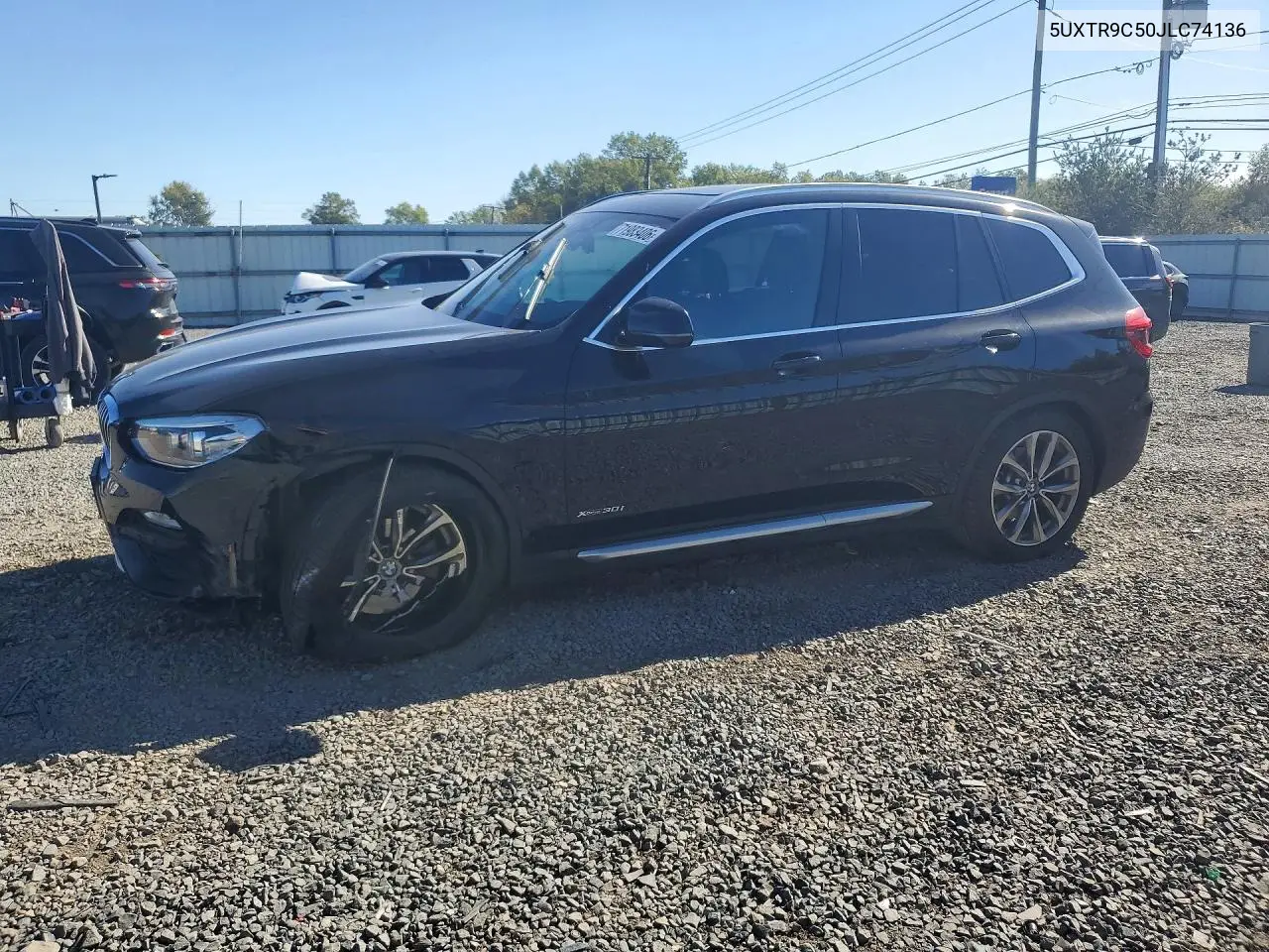 2018 BMW X3 xDrive30I VIN 5UXTR9C50JLC74136 фото 1