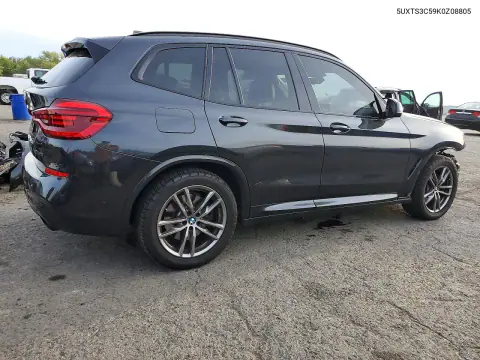 2019 BMW X3 xDrivem40I VIN 5UXTS3C59K0Z08805 фото 3