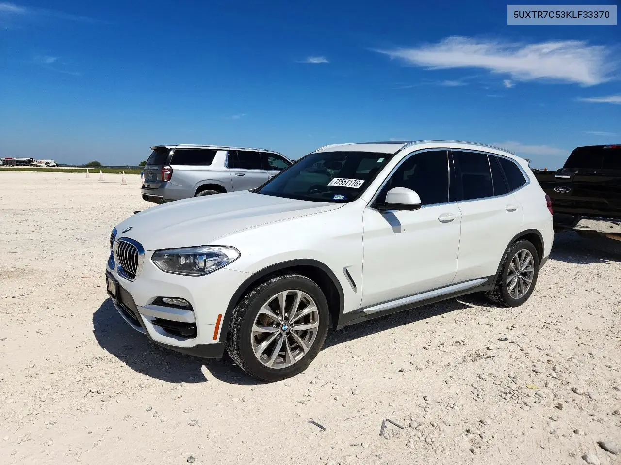 2019 BMW X3 Sdrive30I VIN 5UXTR7C53KLF33370 фото 1
