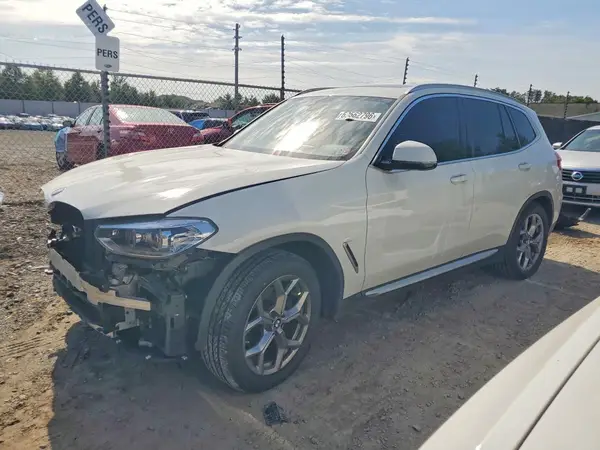5UXTY5C0XL9C41306 — 2020 BMW X3, Передняя часть (Front End), фото до ремонта