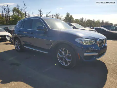 2021 BMW X3 xDrive30I VIN 5UXTY5C07M9G45925 фото 4