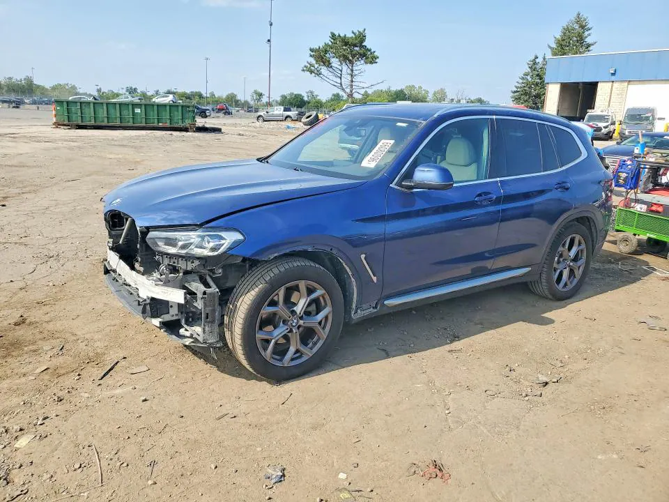 2022 BMW X3 VIN 5UX53DP07N9K99305 фото 1