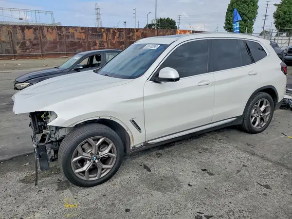 5UX43DP04N9J01792 — 2022 BMW X3, Передняя часть (Front End), фото до ремонта