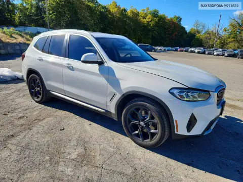 2022 BMW X3 xDrive30I VIN 5UX53DP06N9K11831 фото 4