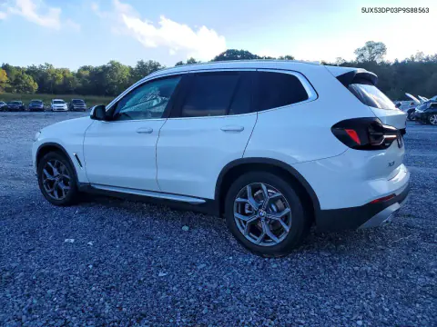 2023 BMW X3 xDrive30I VIN 5UX53DP03P9S88563 фото 2