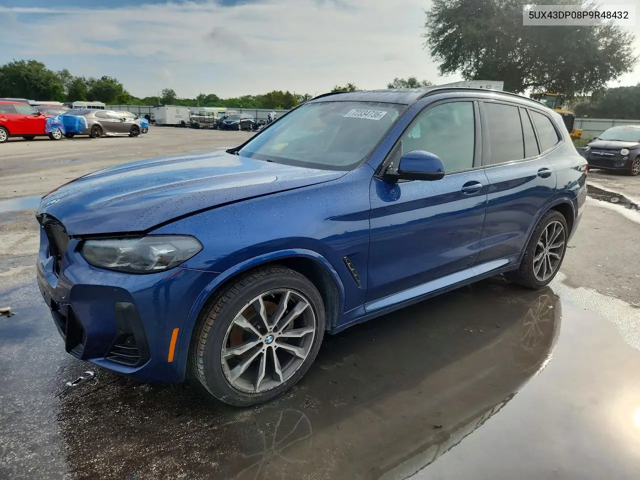 2023 BMW X3 Sdrive30I VIN 5UX43DP08P9R48432 фото 1
