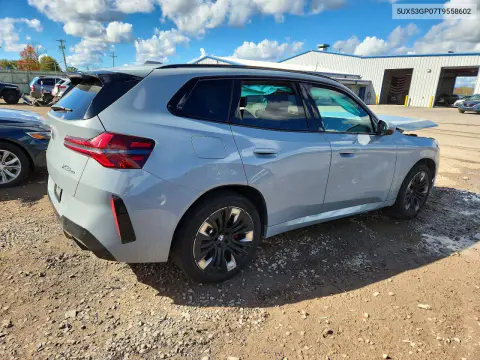 2026 BMW X3 30 xDrive VIN 5UX53GP07T9558602 фото 3