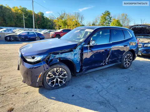 2026 BMW X3 30 xDrive VIN 5UX53GP0XT9472670 фото 1