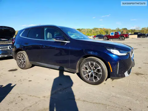 2026 BMW X3 30 xDrive VIN 5UX53GP0XT9472670 фото 4