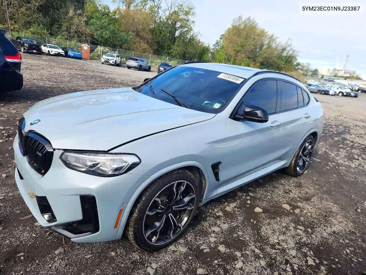 2022 BMW X4 M VIN 5YM23EC01N9J23387 фото 1