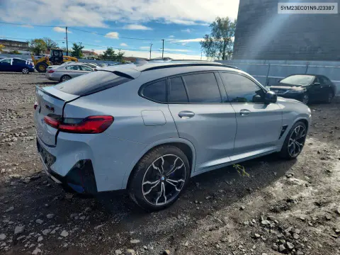 2022 BMW X4 M VIN 5YM23EC01N9J23387 фото 3