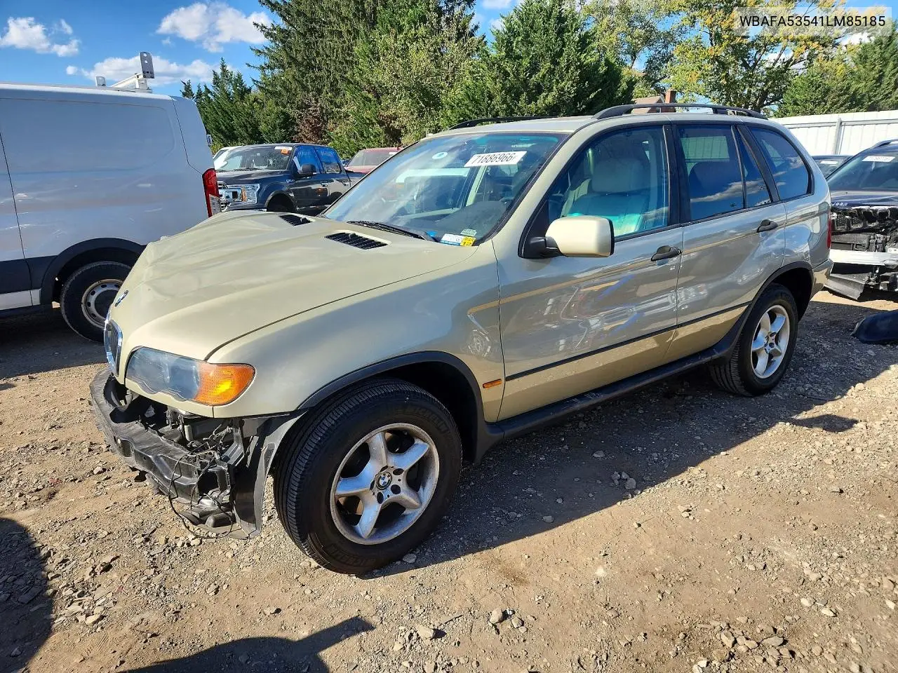 2001 BMW X5 3.0I VIN WBAFA53541LM85185 фото 1