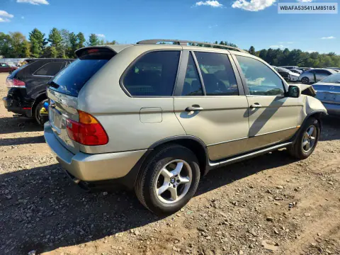 2001 BMW X5 3.0I VIN WBAFA53541LM85185 фото 3