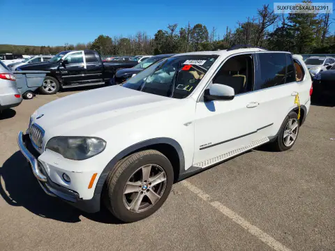 5UXFE8C5XAL312391 — 2010 BMW X5, Верхняя часть / Крыша, фото до ремонта
