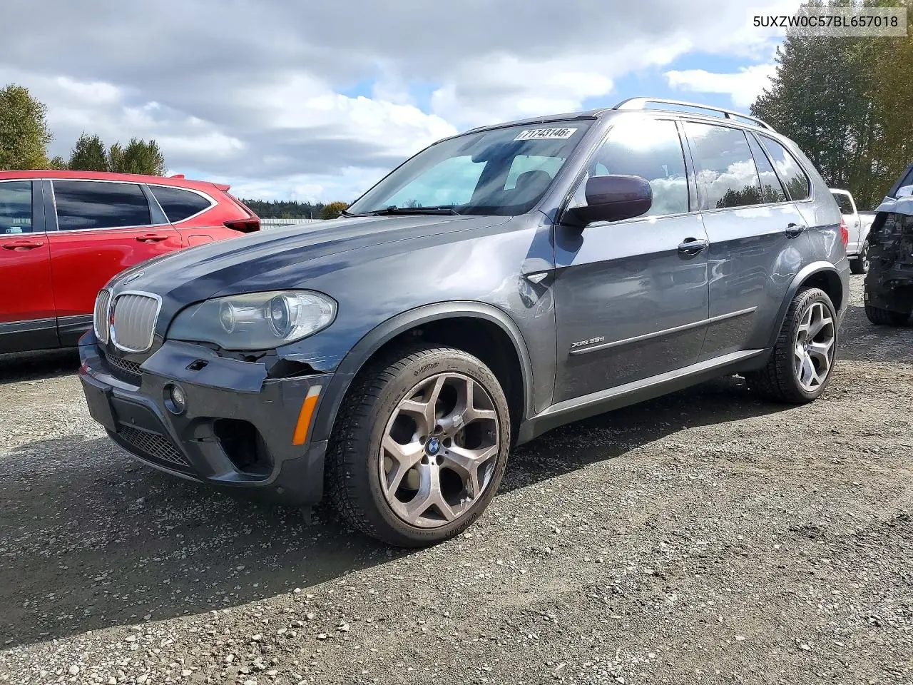 2011 BMW X5 xDrive35D VIN 5UXZW0C57BL657018 фото 1