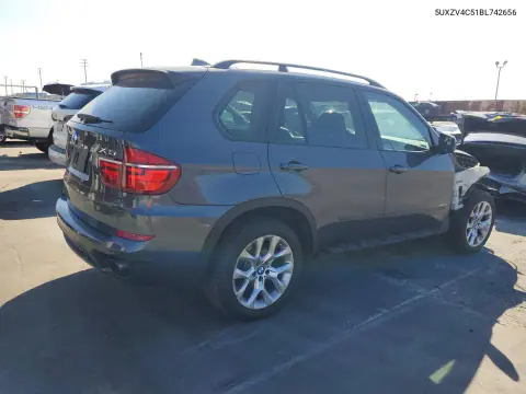 2011 BMW X5 xDrive35I VIN 5UXZV4C51BL742656 фото 3