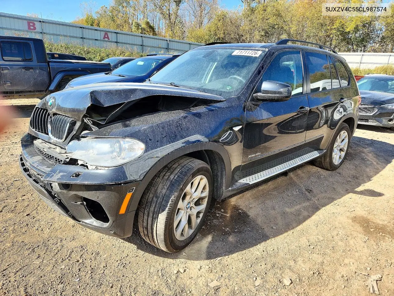 5UXZV4C55CL987574 BMW X5 2012 — повреждение Передняя часть, фото до ремонта