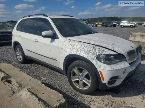 2012 BMW X5 xDrive35D VIN 5UXZW0C50CL665978 фото 4