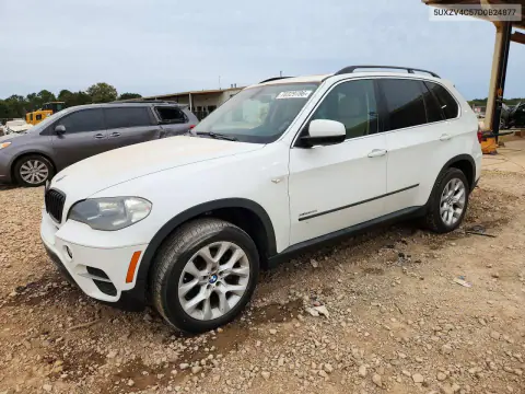 5UXZV4C57D0B24877 — 2013 BMW X5, Передняя часть, фото до ремонта