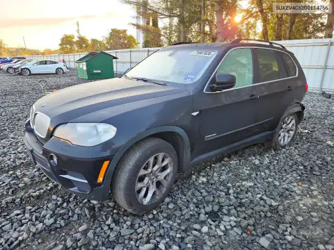 5UXZV4C52D0E14766 — 2013 BMW X5, Задняя часть, фото до ремонта