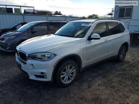 5UXKR0C54E0K50725 — 2014 BMW X5, Передняя часть, фото до ремонта