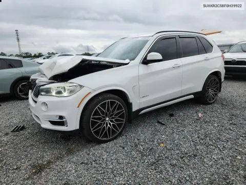 5UXKR2C58F0H39922 — 2015 BMW X5, Передняя часть, фото до ремонта