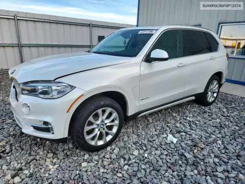 5UXKR0C56F0P12574 — 2015 BMW X5, Передняя часть, фото до ремонта