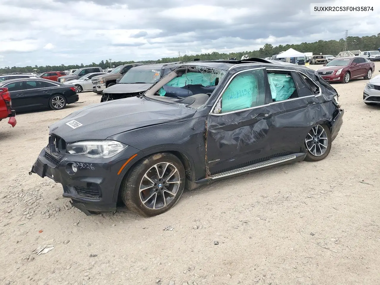 2015 BMW X5 Sdrive35I VIN 5UXKR2C53F0H35874 фото 1