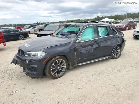5UXKR2C53F0H35874 — 2015 BMW X5, Повреждения со всех сторон, фото до ремонта
