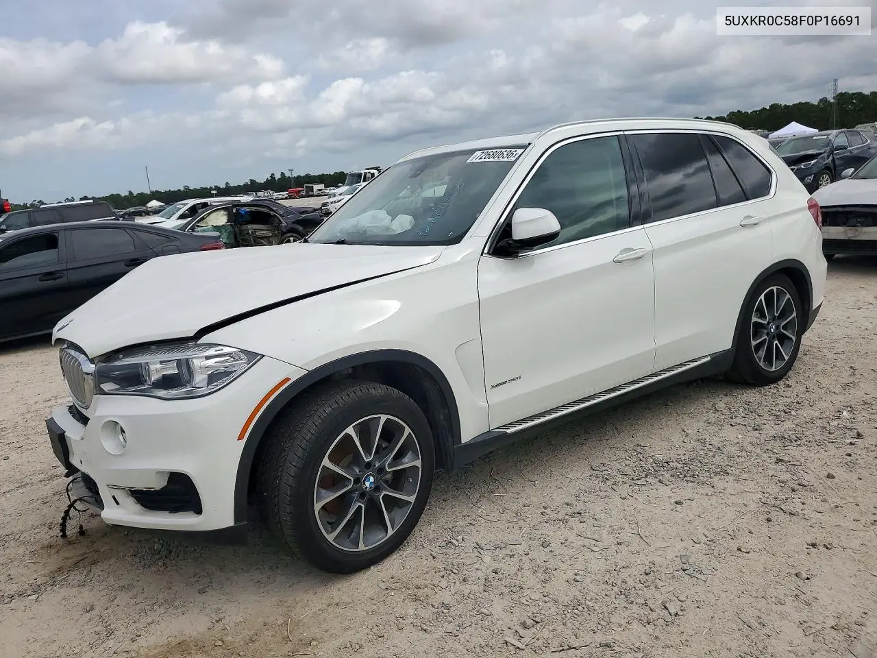 2015 BMW X5 xDrive35I VIN 5UXKR0C58F0P16691 фото 1