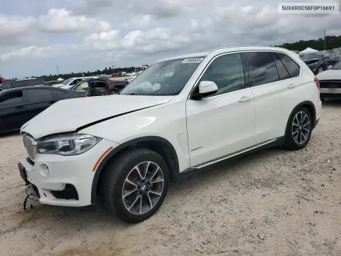 5UXKR0C58F0P16691 — 2015 BMW X5, Передняя часть, фото до ремонта