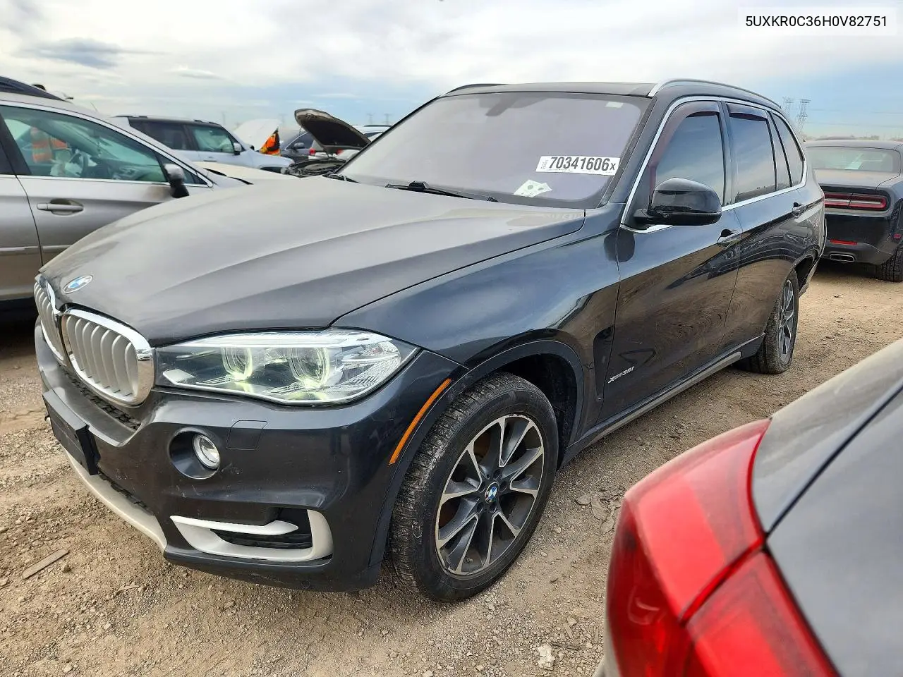 2017 BMW X5 xDrive35I VIN 5UXKR0C36H0V82751 фото 1